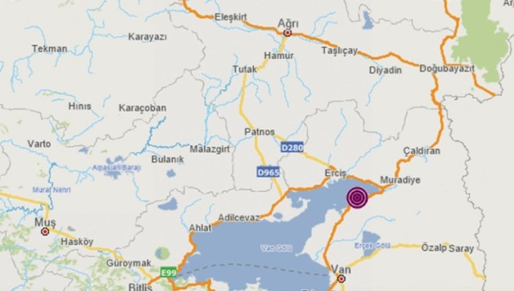 VAN'DA KORKUTAN DEPREM!