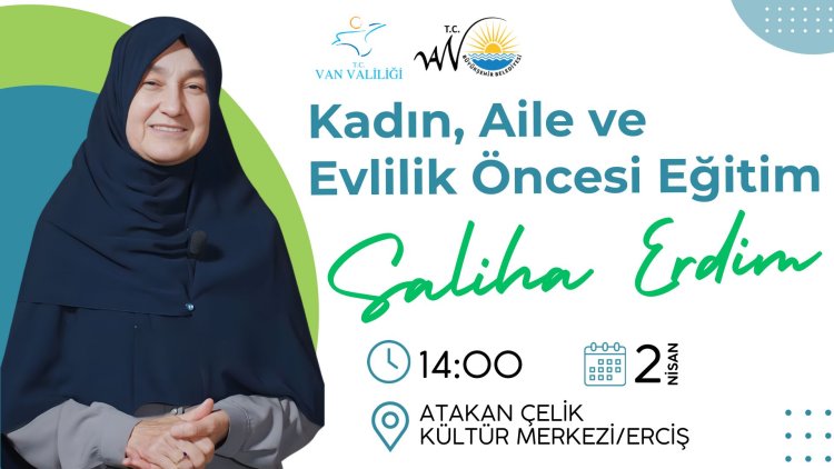 Yazar Saliha Erdim, Erciş’te Vatandaşlarla Buluşuyor