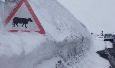 Ardahan’da Kar Tabelaları Tarihe Gömdü: Kalınlık Boyu Aştı!