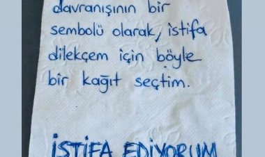 Tuvalet Kağıdına İstifa: Çalışan, Yöneticilerin Davranışını Sembolik Bir Şekilde Protesto Etti