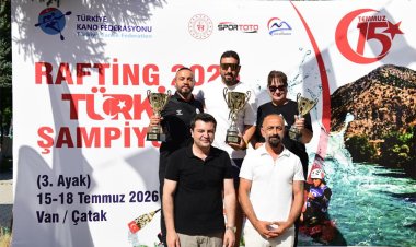 Rafting Türkiye Şampiyonası 3. Ayak Yarışları Van’da Tamamlandı